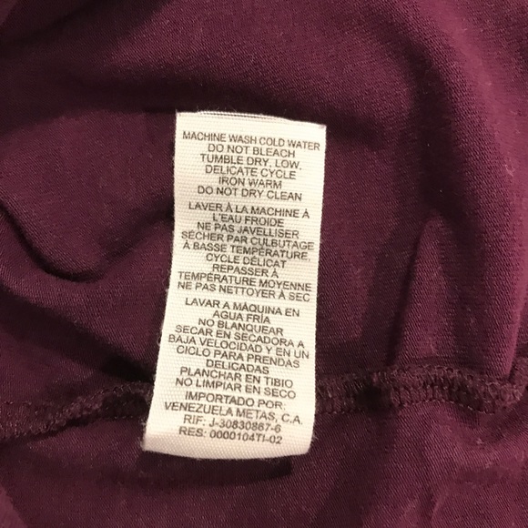 Garage Maroon Long Strapless Ruched Bandeau Size S - Picture 6 of 8